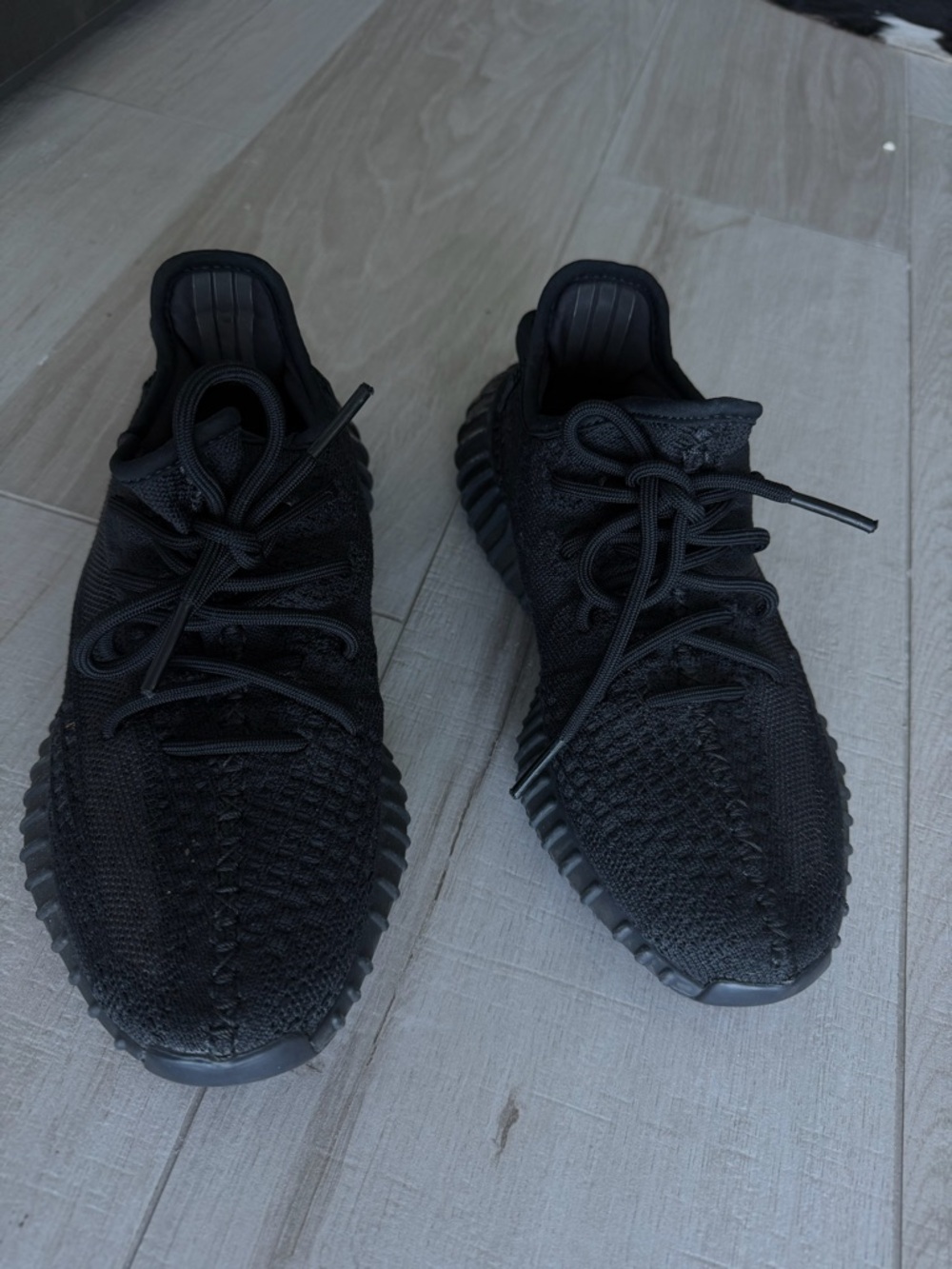 Yeezy Boost 350 V2 Triple Black Women's Athletic Sneakers